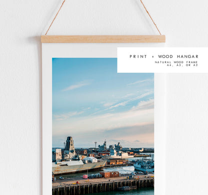 Portsmouth Dockyard - Photography Print - Portsmouth and Southsea Prints - Wall Art -  Frame and Canvas Options - Portrait