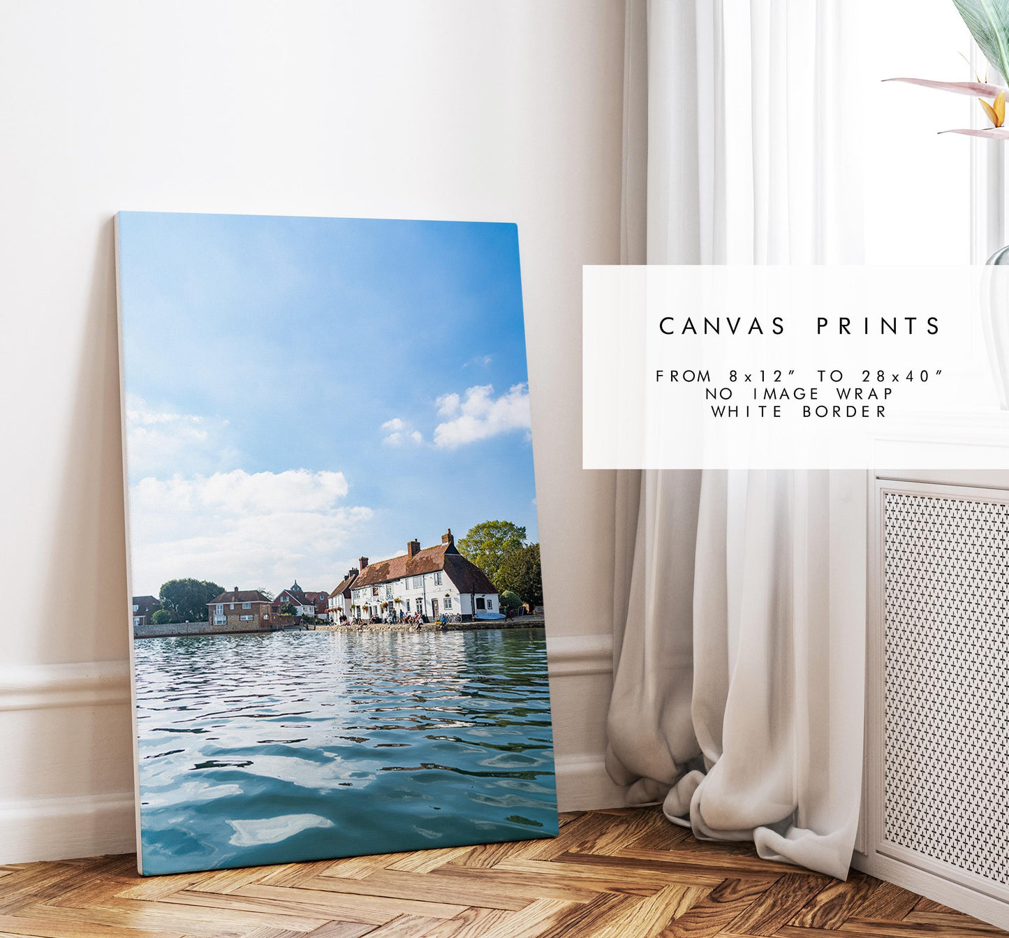 Langstone Photography Print - Hampshire Photography Prints - Wall Art -  Frame and Canvas Options - Portrait  - UK