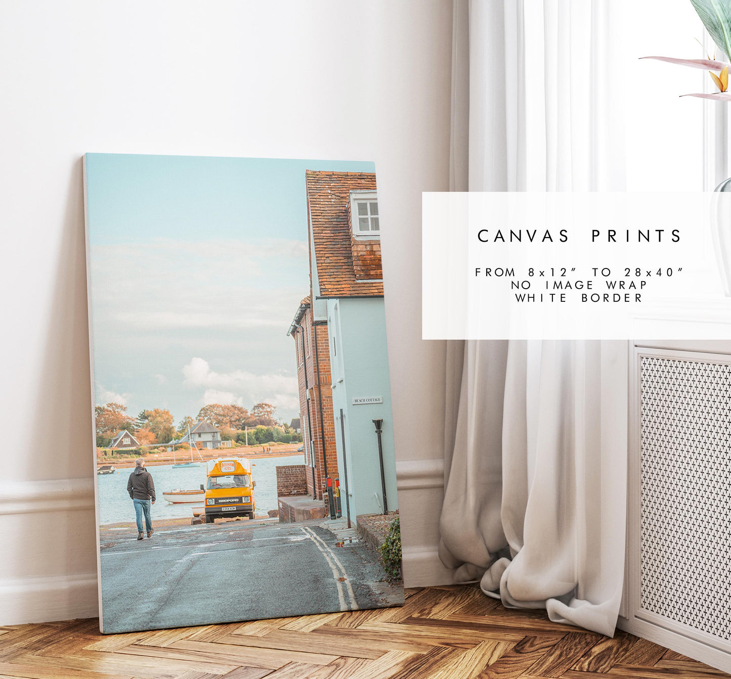 Bosham Photography Print - West Sussex Photography Prints - Wall Art -  Frame and Canvas Options - Portrait  - UK