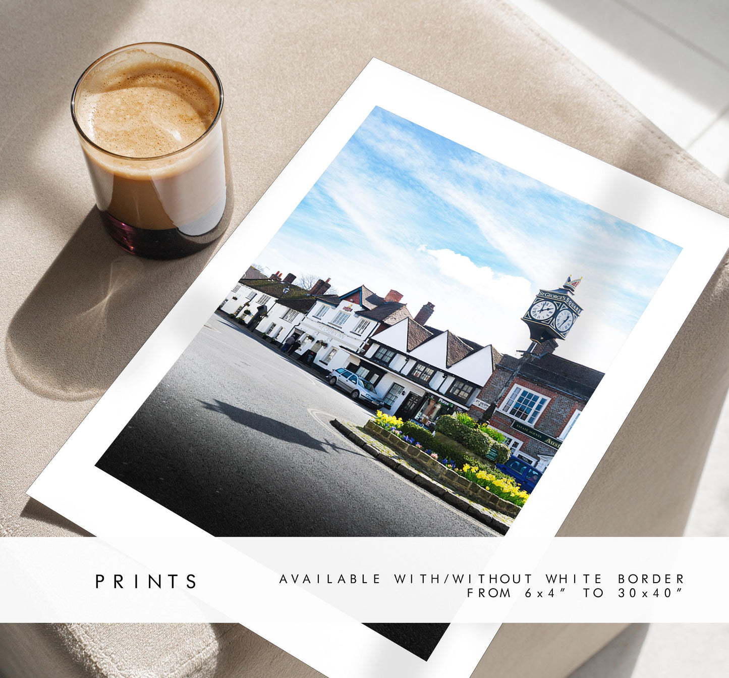 Bishops Waltham Photography Print - Hampshire Photography Prints - Wall Art -  Frame and Canvas Options - Portrait  - UK