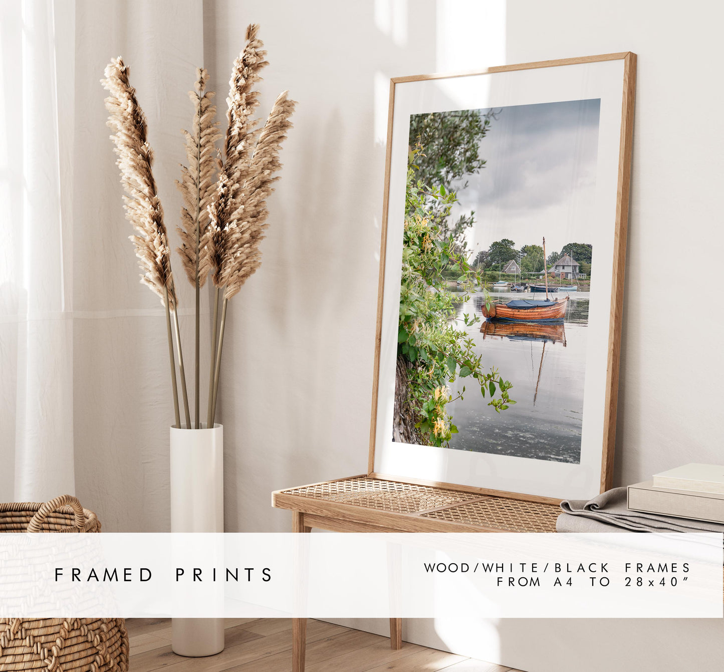 Bosham Print Set x3 - Prints or Framed Prints - Print Set of Three - Bosham Photography Prints - West Sussex Photography