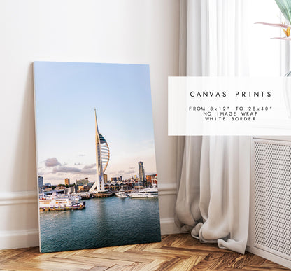 Spinnaker Sunset - Photography Print - Portsmouth and Southsea Prints - Wall Art -  Frame and Canvas Options - Portrait