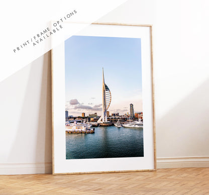Spinnaker Sunset - Photography Print - Portsmouth and Southsea Prints - Wall Art -  Frame and Canvas Options - Portrait