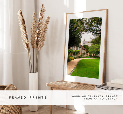 Winchester Cathedral Photography Print - Hampshire Photography Prints - Wall Art -  Frame and Canvas Options - Portrait  - UK
