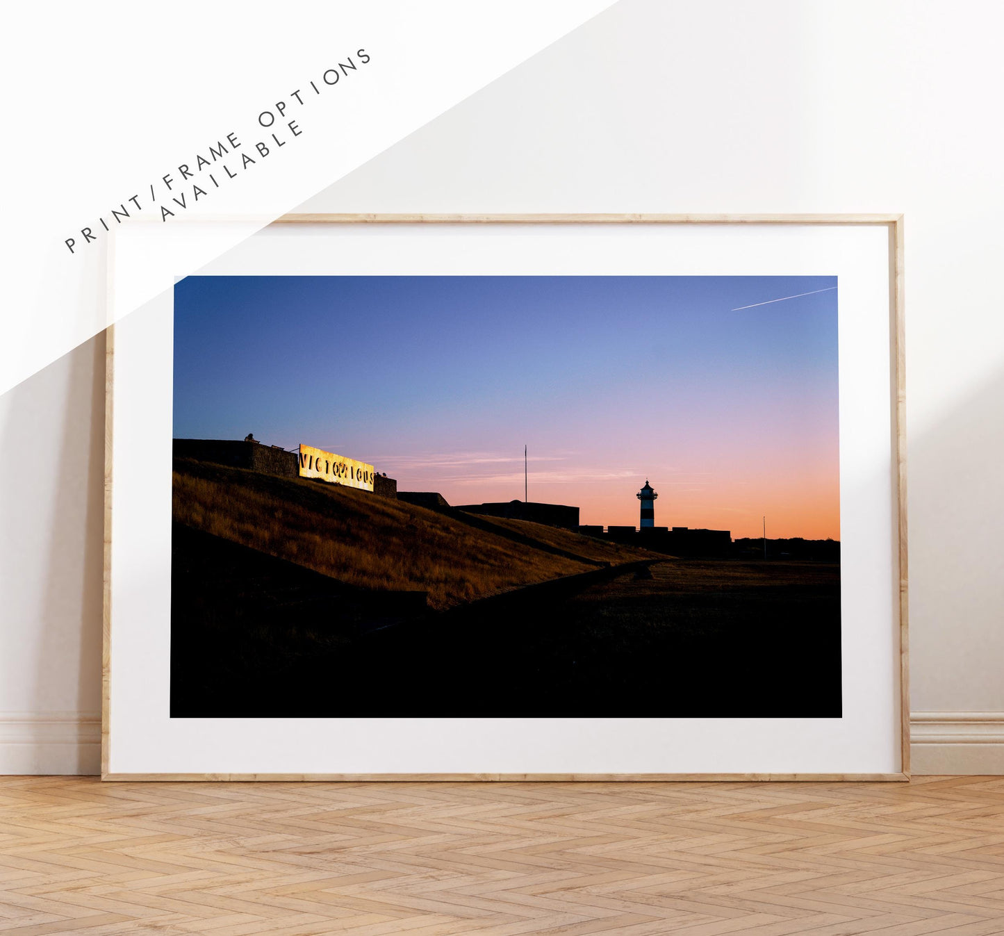 Castle Field Sunset - Photography Print - Portsmouth and Southsea Prints - Wall Art -  Frame and Canvas Options - Landscape