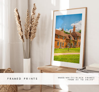 Bucklers Hard Photography Print - Hampshire Photography Prints - Wall Art -  Frame and Canvas Options - Portrait  - UK