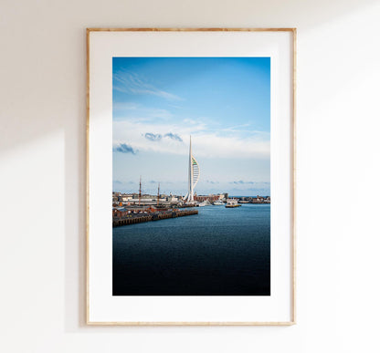 Spinnaker Tower - Photography Print - Portsmouth and Southsea Prints - Wall Art -  Frame and Canvas Options - Portrait