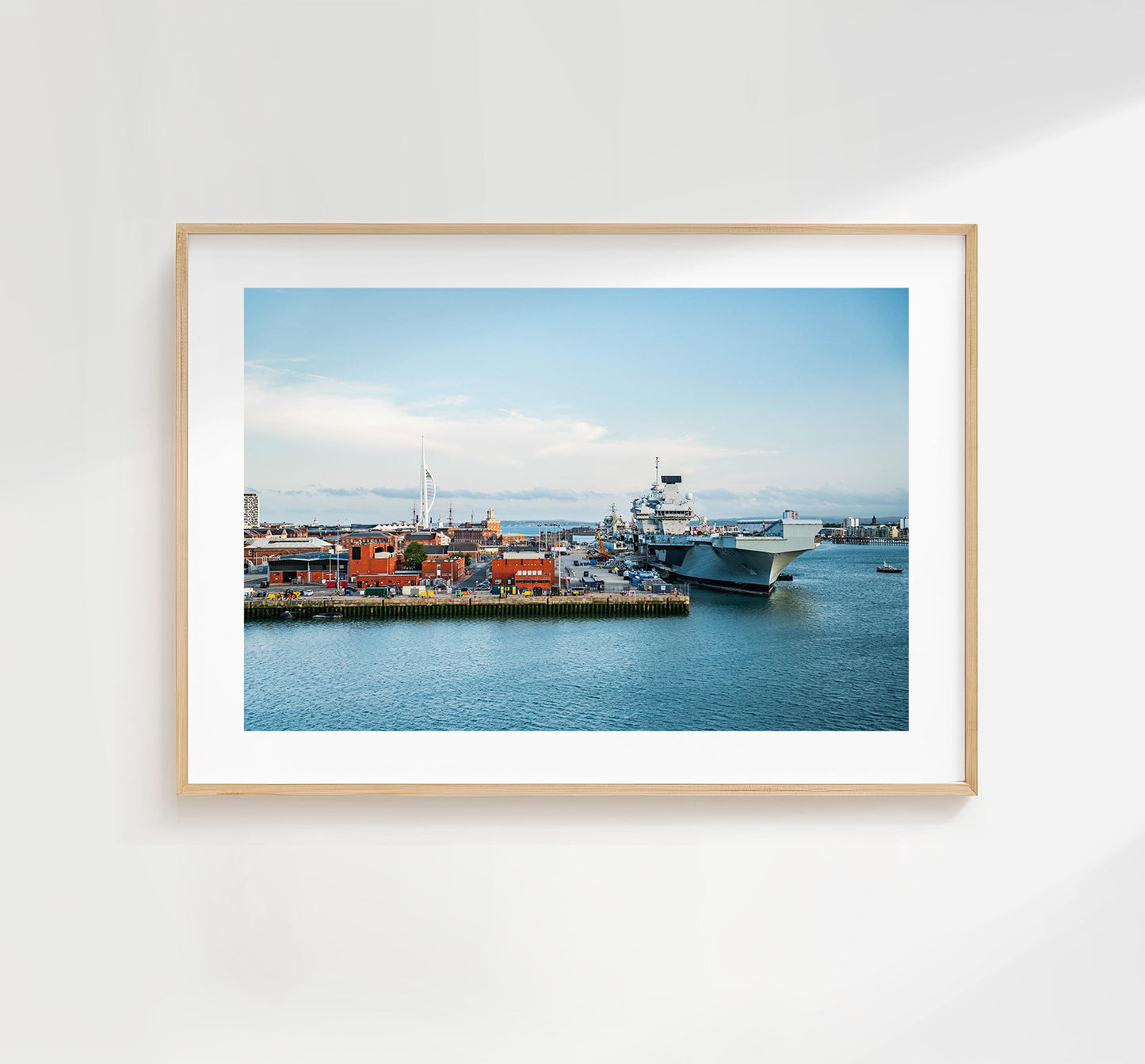 HMS Queen Elizabeth - Photography Print - Portsmouth and Southsea Prints - Wall Art -  Frame and Canvas Options - Landscape