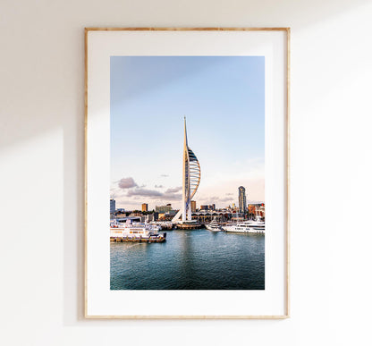Spinnaker Sunset - Photography Print - Portsmouth and Southsea Prints - Wall Art -  Frame and Canvas Options - Portrait