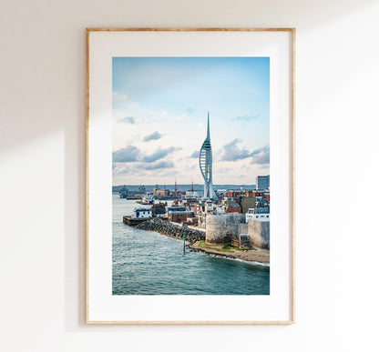 Portsmouth Print -  Photography Print - Portsmouth and Southsea Prints - Wall Art -  Frame and Canvas Options - Portrait