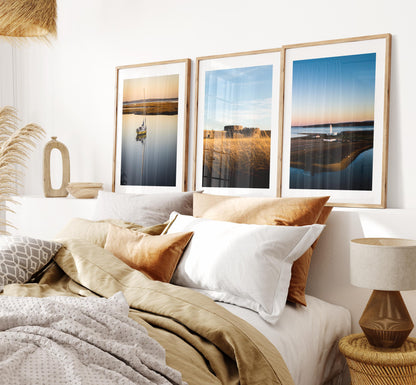 Hurst Point Print Set x3 - Prints or Framed Prints - Print Set of Three - Photography Prints - Hampshire Photography