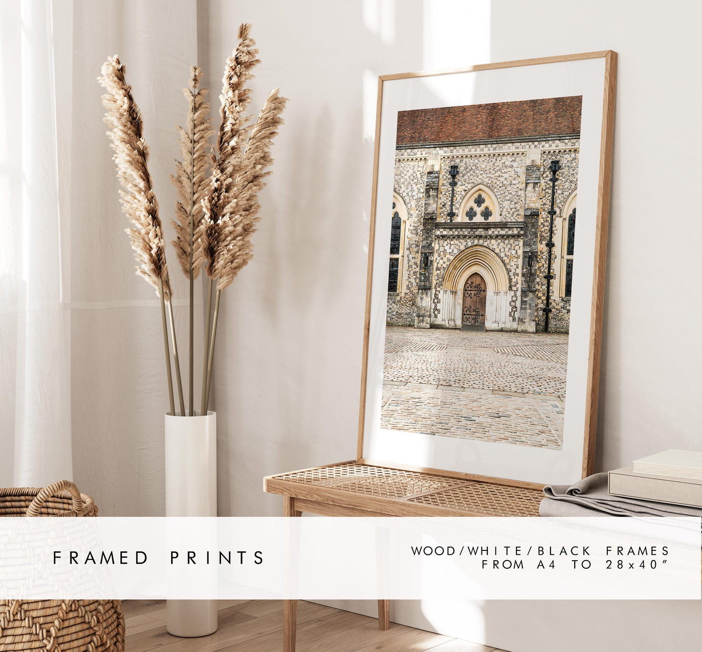 Winchester Great Hall Photography Print - Hampshire Photography Prints - Wall Art -  Frame and Canvas Options - Portrait  - UK
