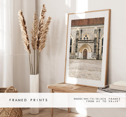 Winchester Great Hall Photography Print - Hampshire Photography Prints - Wall Art -  Frame and Canvas Options - Portrait  - UK