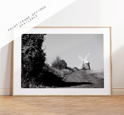 Halnaker Windmill Photography Print - West Sussex Photography Prints - Wall Art -  Frame and Canvas Options - Landscape  - UK