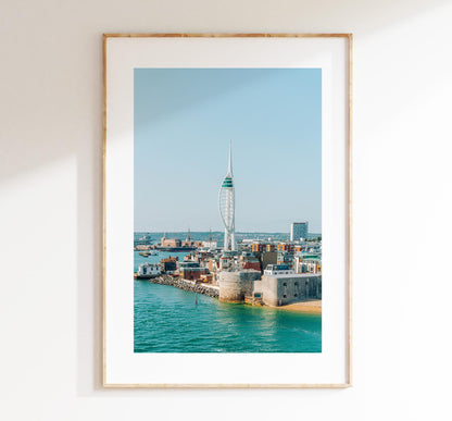 Spinnaker Tower - Photography Print - Portsmouth and Southsea Prints - Wall Art -  Frame and Canvas Options - Portrait