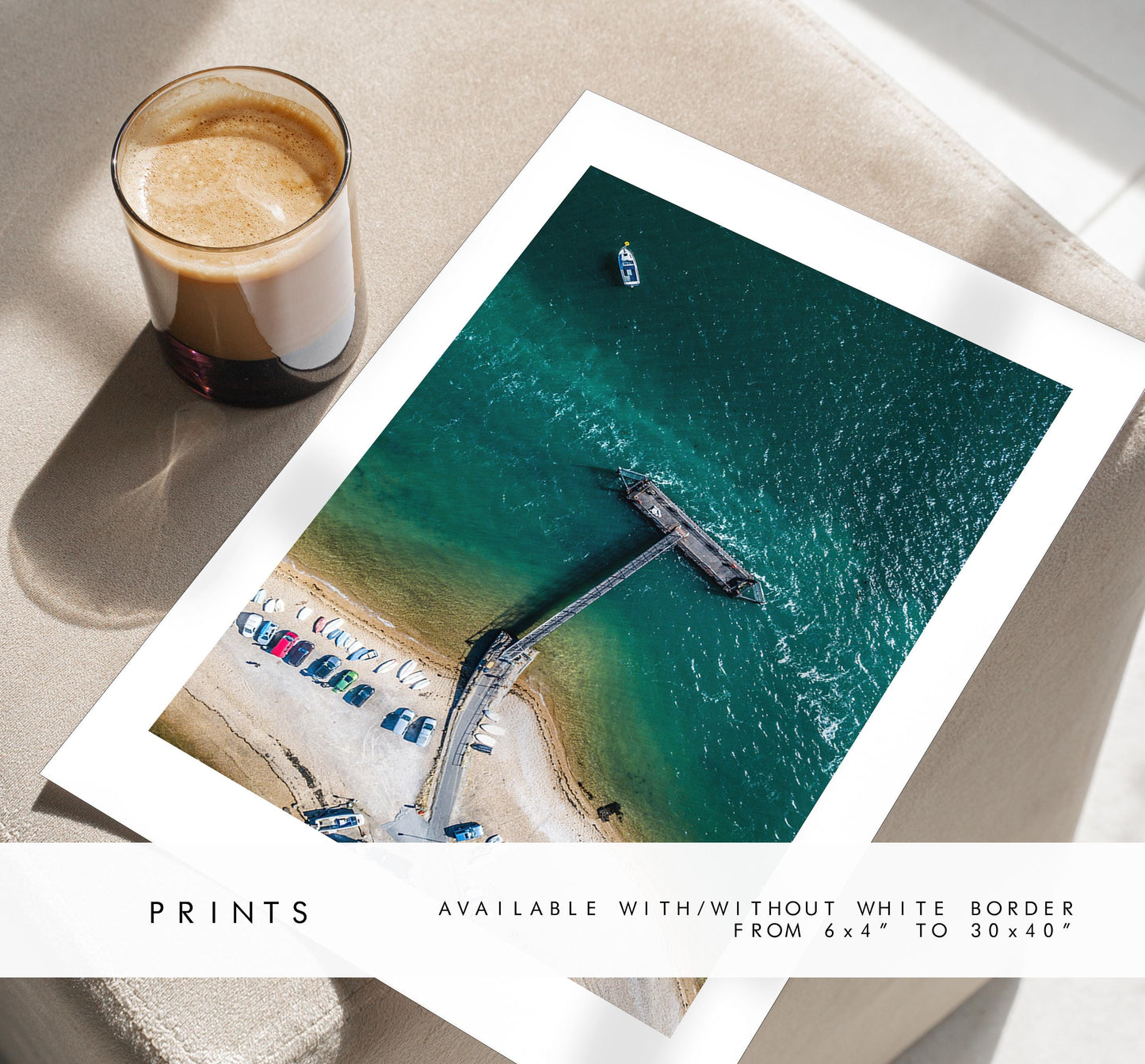 Langstone Harbour Photography Print - Hampshire Photography Prints - Wall Art -  Frame and Canvas Options - Portrait  - UK