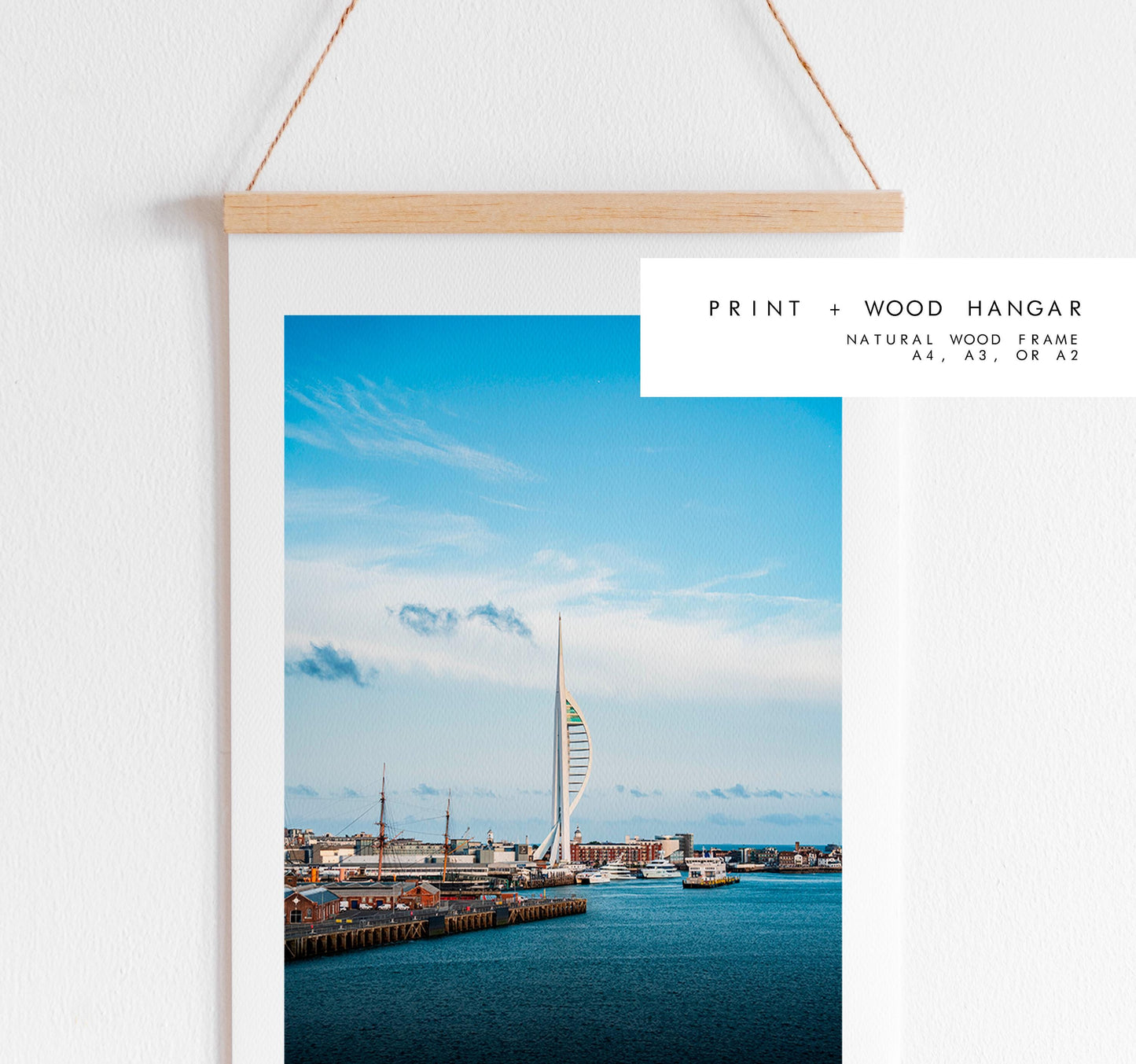 Spinnaker Tower - Photography Print - Portsmouth and Southsea Prints - Wall Art -  Frame and Canvas Options - Portrait