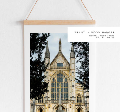 Winchester Cathedral Photography Print - Hampshire Photography Prints - Wall Art -  Frame and Canvas Options - Portrait  - UK