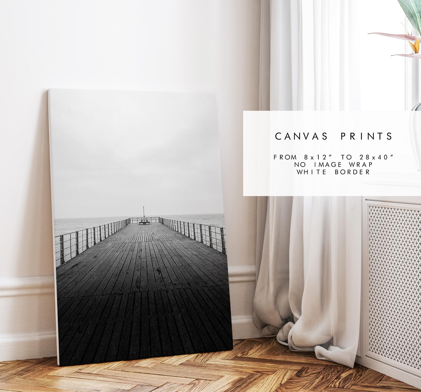 Bognor Regis Pier Photography Print - West Sussex Photography Prints - Wall Art -  Frame and Canvas Options - Portrait  - UK