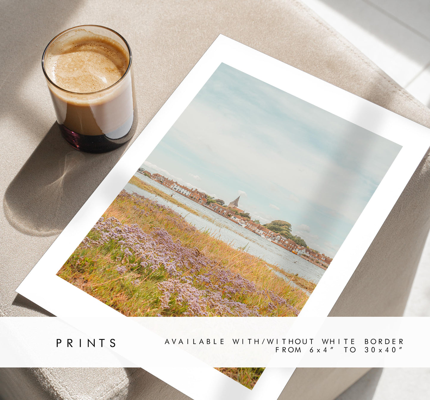 Bosham Print - West Sussex Photography Prints - Wall Art -  Frame and Canvas Options - Portrait  - UK