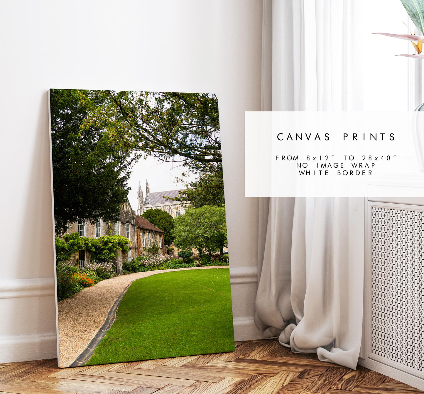 Winchester Cathedral Photography Print - Hampshire Photography Prints - Wall Art -  Frame and Canvas Options - Portrait  - UK