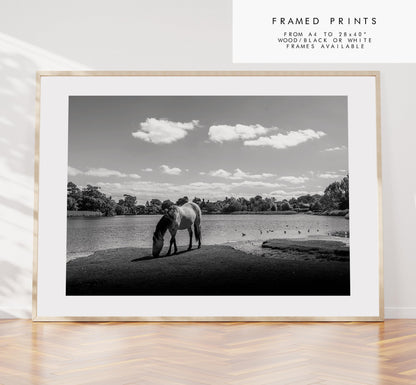 Beaulieu Black and White Photography Print - Hampshire Photography Prints - Wall Art -  Frame and Canvas Options - Landscape  - UK