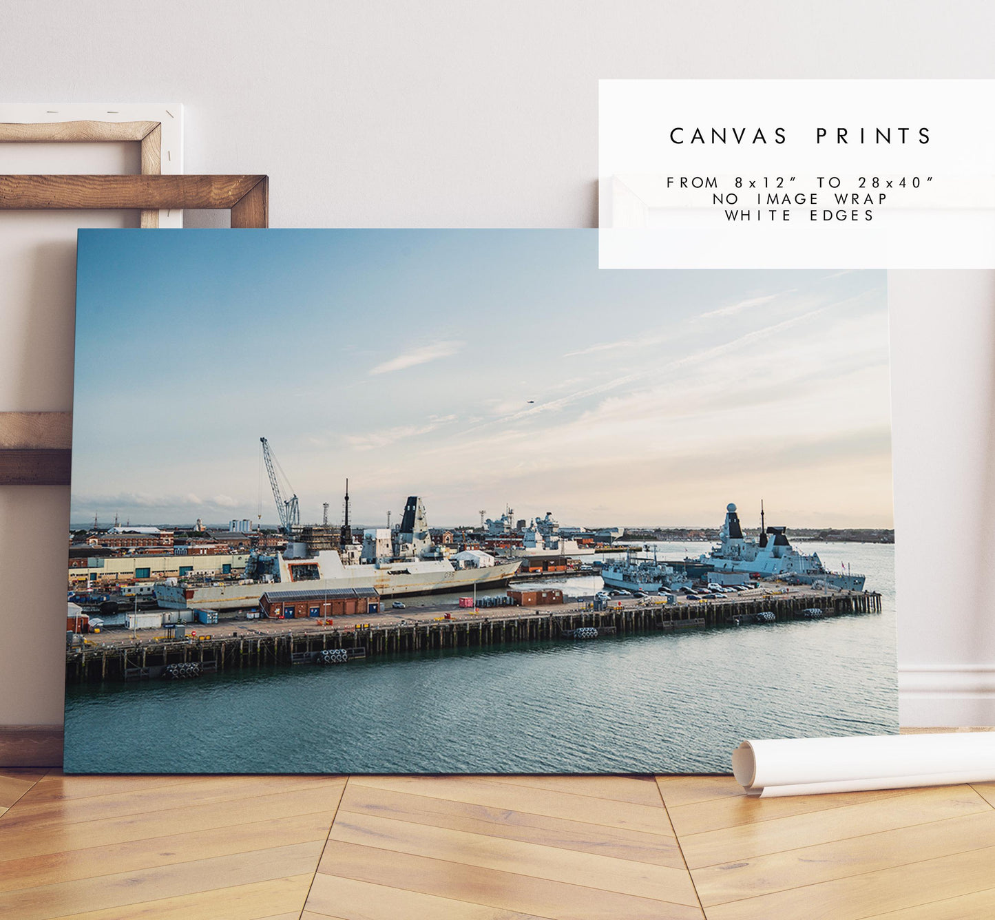Portsmouth Dockyard - Photography Print - Portsmouth and Southsea Prints - Wall Art -  Frame and Canvas Options - Landscape