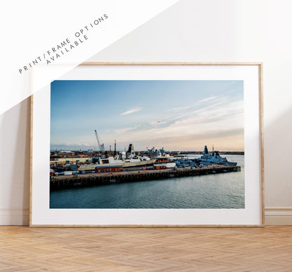 Portsmouth Dockyard - Photography Print - Portsmouth and Southsea Prints - Wall Art -  Frame and Canvas Options - Landscape