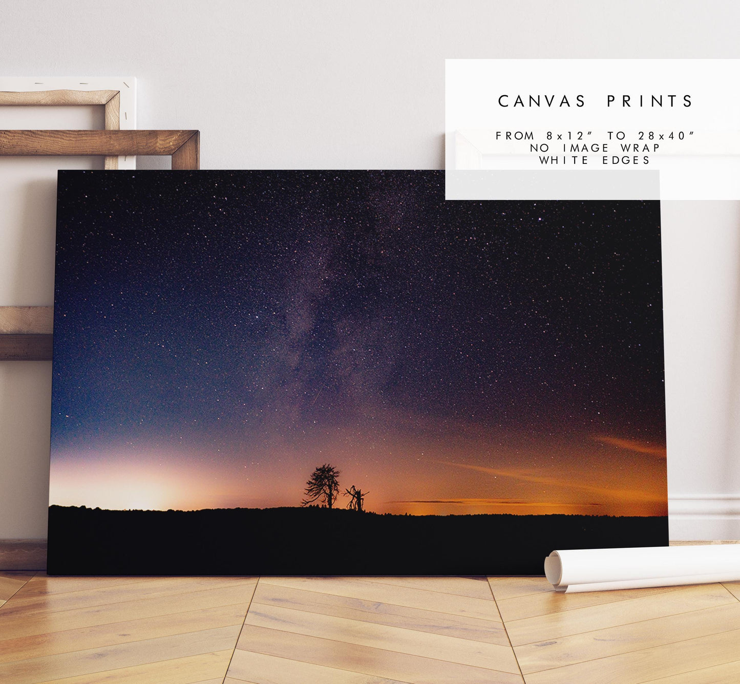Night Sky Photography Print - New Forest - Hampshire Photography Prints - Wall Art -  Frame and Canvas Options - Landscape  - UK