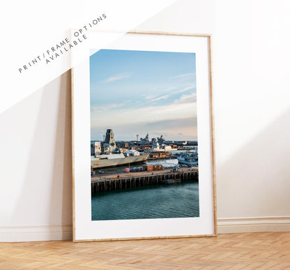 Portsmouth Dockyard - Photography Print - Portsmouth and Southsea Prints - Wall Art -  Frame and Canvas Options - Portrait