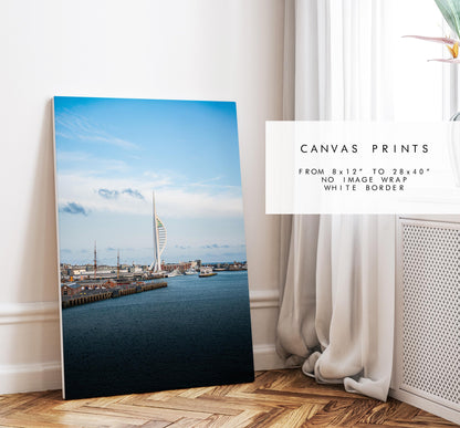 Spinnaker Tower - Photography Print - Portsmouth and Southsea Prints - Wall Art -  Frame and Canvas Options - Portrait