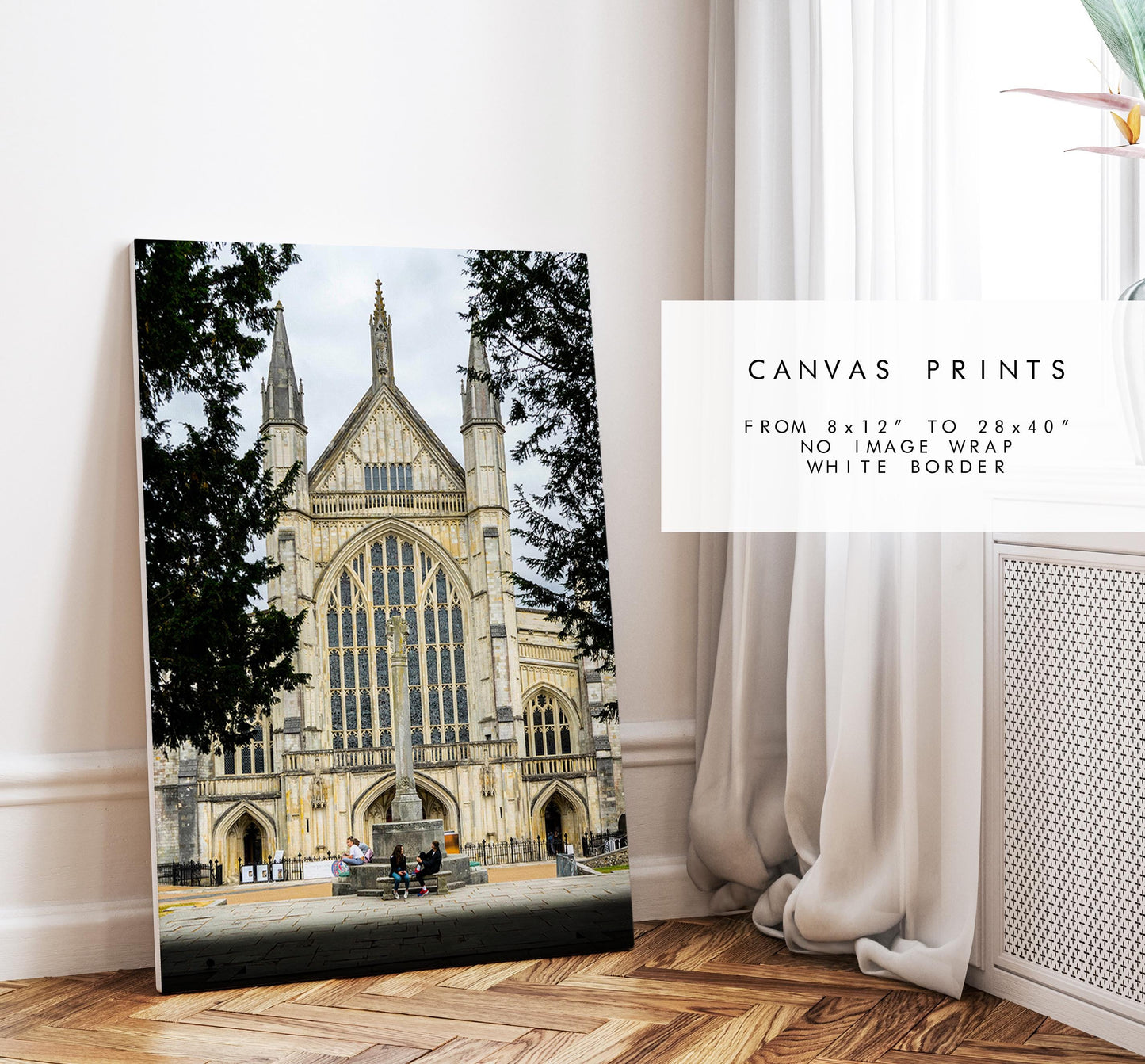 Winchester Cathedral Photography Print - Hampshire Photography Prints - Wall Art -  Frame and Canvas Options - Portrait  - UK
