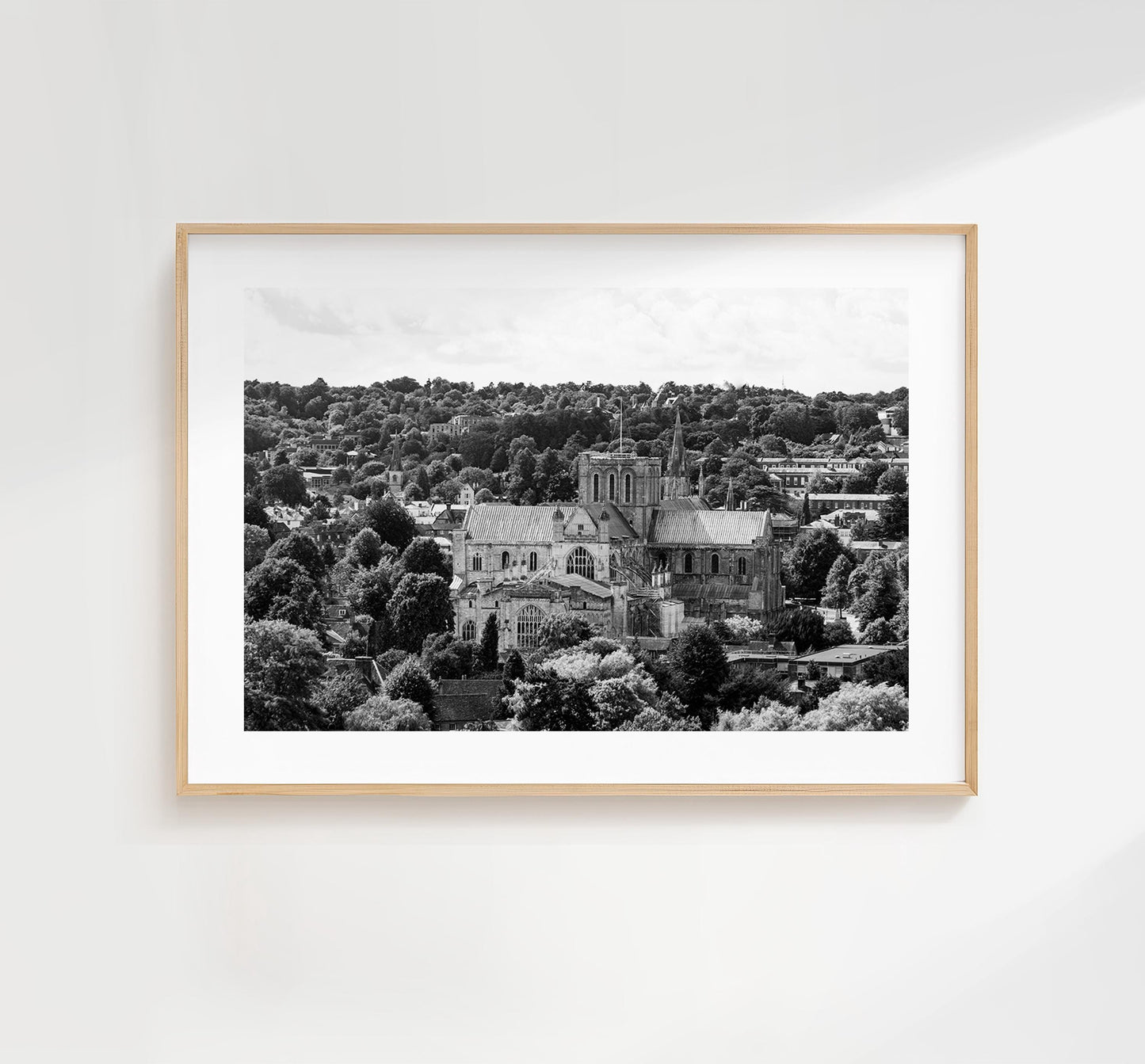 Winchester Black and White Photography Print - Hampshire Photography Prints - Wall Art -  Frame and Canvas Options - Landscape  - UK