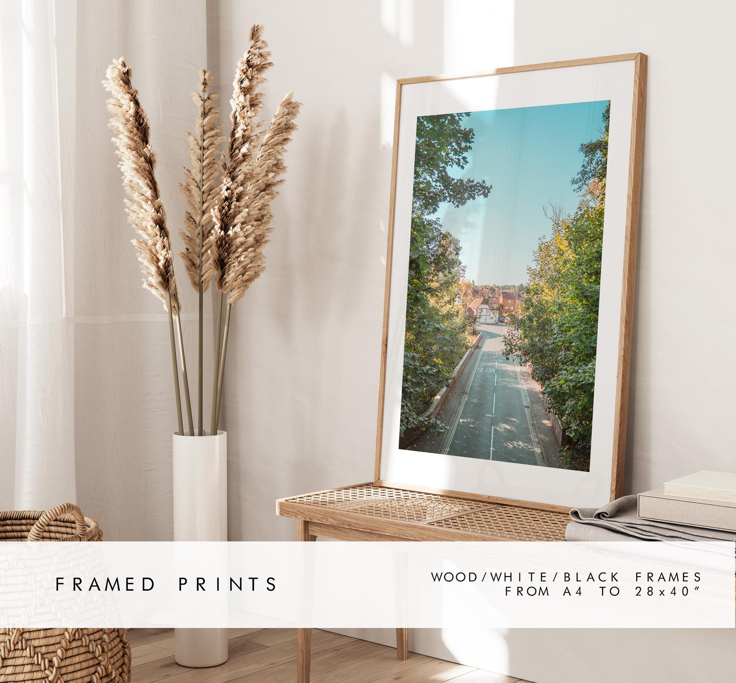 Wickham Photography Print - Hampshire Photography Prints - Wall Art -  Frame and Canvas Options - Portrait  - UK