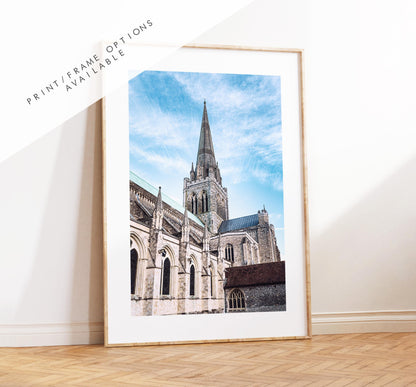 Chichester Print - West Sussex Photography Prints - Wall Art -  Frame and Canvas Options - Portrait  - UK