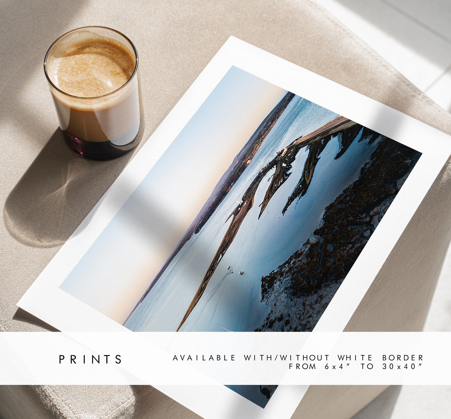 Hurst Spit Photography Print - Hampshire Photography Prints - Wall Art -  Frame and Canvas Options - Landscape  - UK