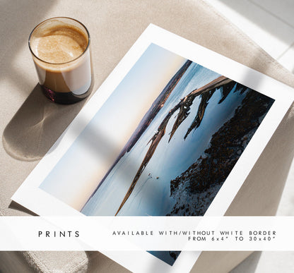 Hurst Spit Photography Print - Hampshire Photography Prints - Wall Art -  Frame and Canvas Options - Landscape  - UK