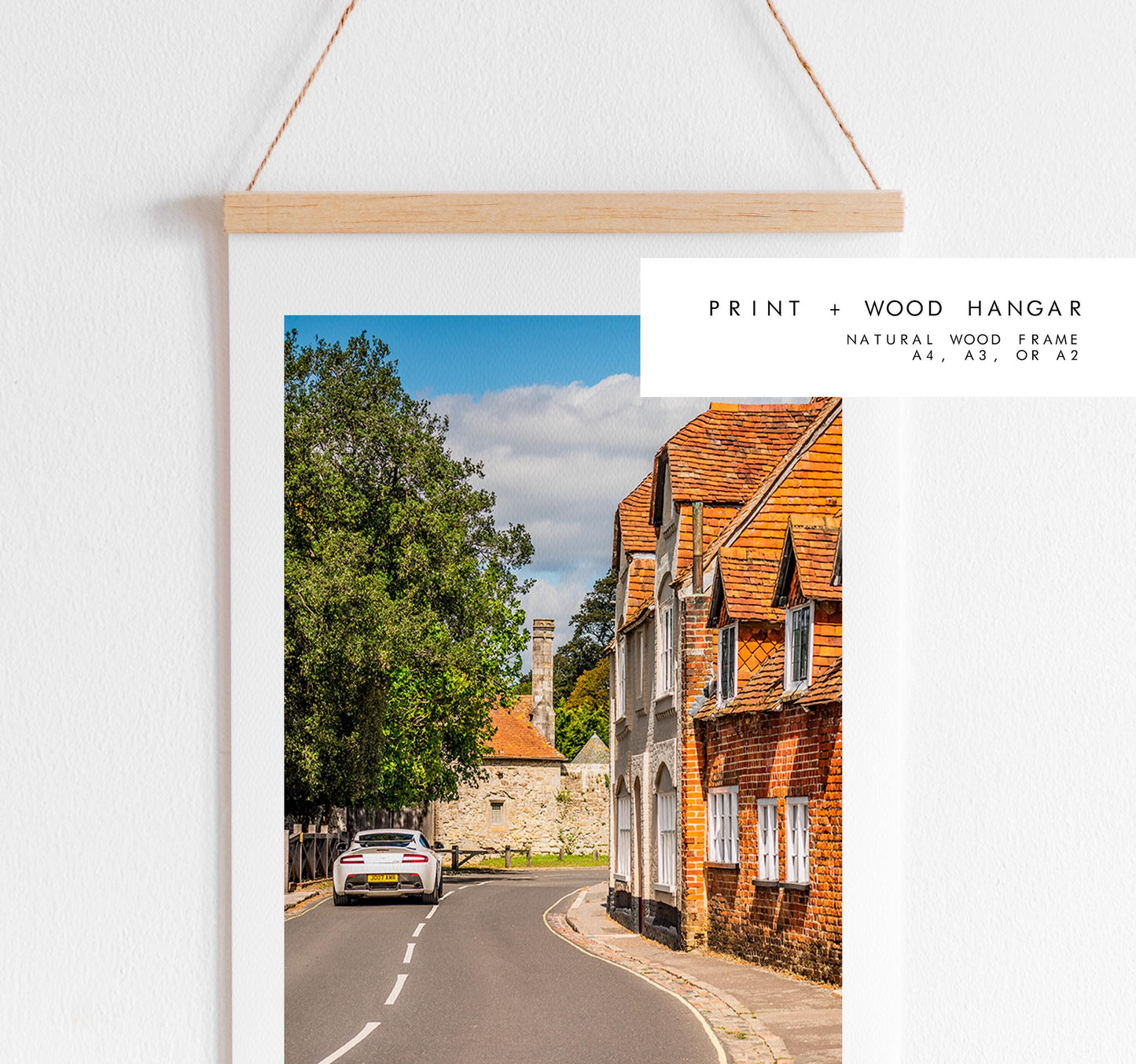 Beaulieu Village Photography Print - Hampshire Photography Prints - Wall Art -  Frame and Canvas Options - Portrait  - UK