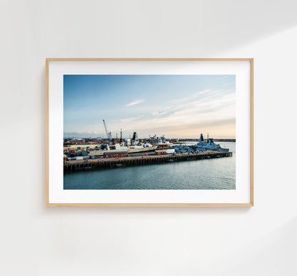 Portsmouth Dockyard - Photography Print - Portsmouth and Southsea Prints - Wall Art -  Frame and Canvas Options - Landscape