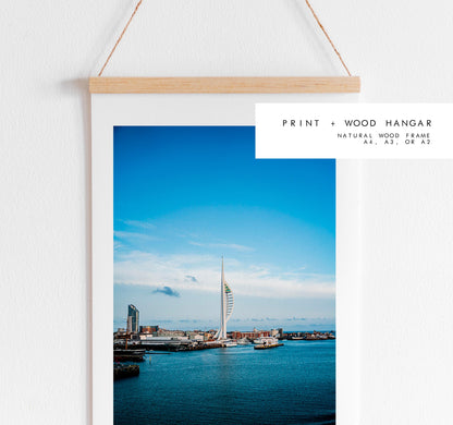 Spinnaker Tower - Photography Print - Portsmouth and Southsea Prints - Wall Art -  Frame and Canvas Options - Portrait