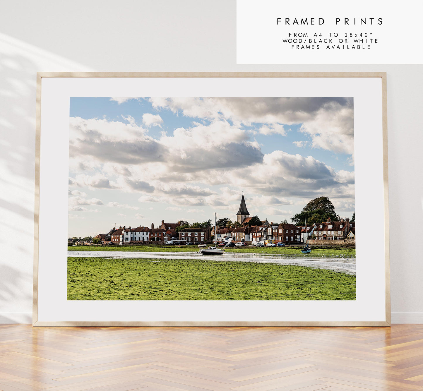 Bosham Photography Print - West Sussex Photography Prints - Wall Art -  Frame and Canvas Options - Landscape  - UK