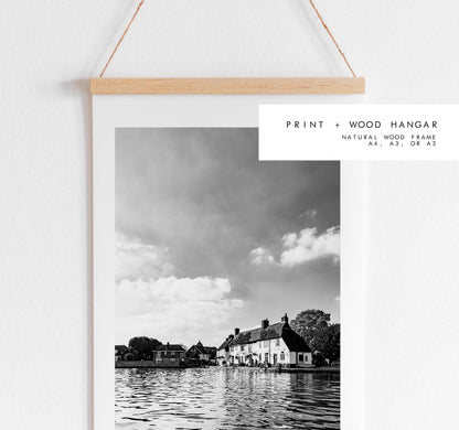Langstone Photography Print - Hampshire Photography Prints - Wall Art -  Frame and Canvas Options - Portrait  - UK - Black and White