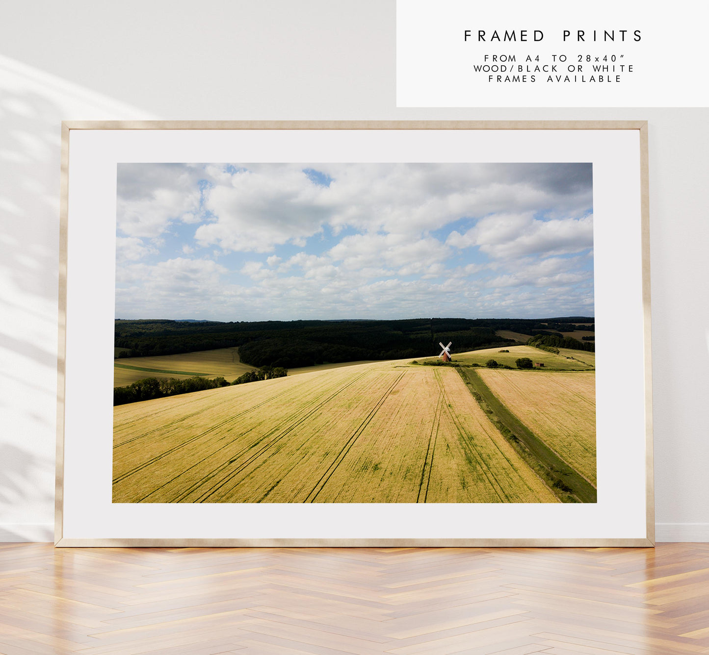 Halnaker Windmill Photography Print - West Sussex Photography Prints - Wall Art -  Frame and Canvas Options - Landscape  - UK