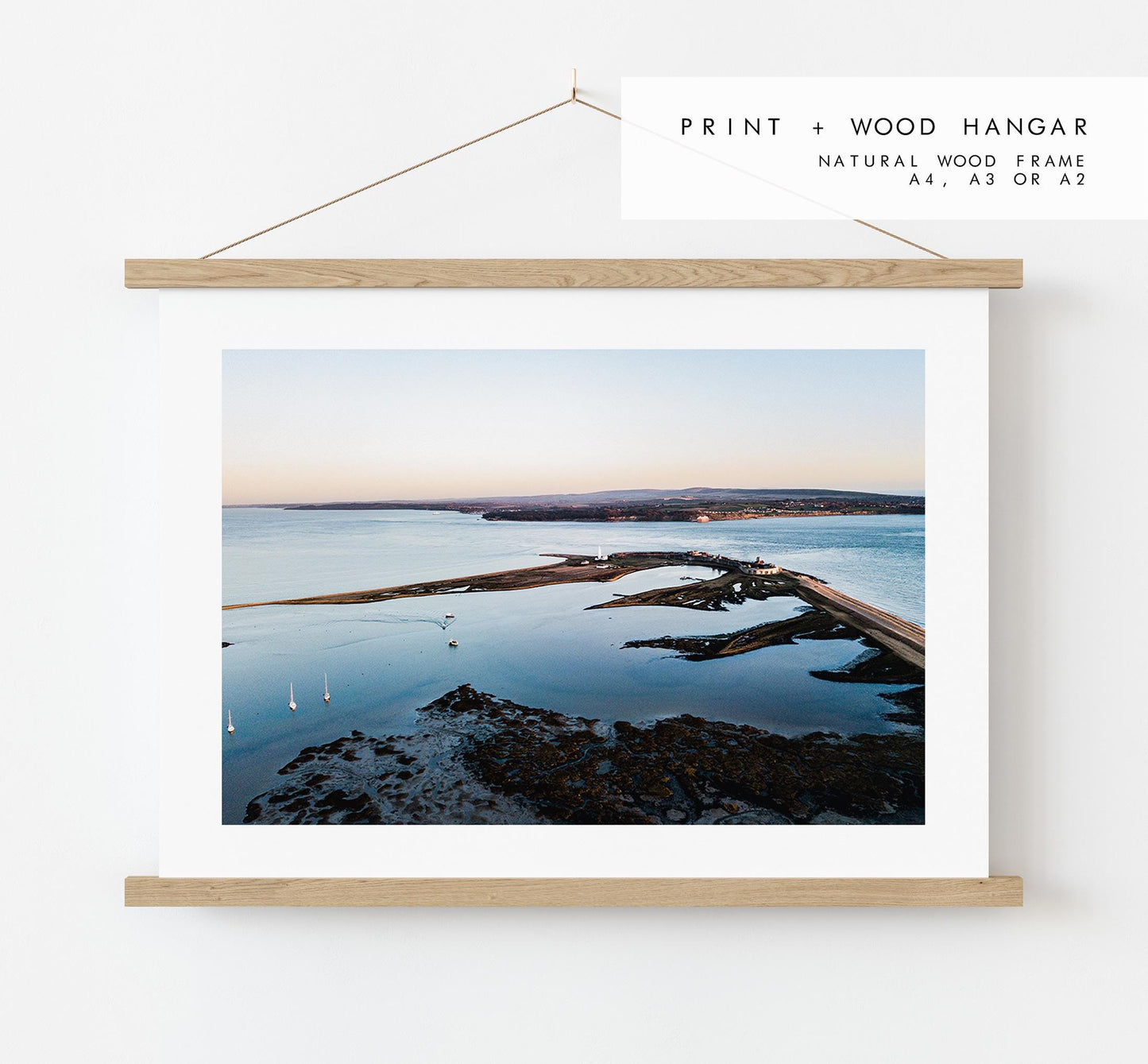 Hurst Spit Photography Print - Hampshire Photography Prints - Wall Art -  Frame and Canvas Options - Landscape  - UK