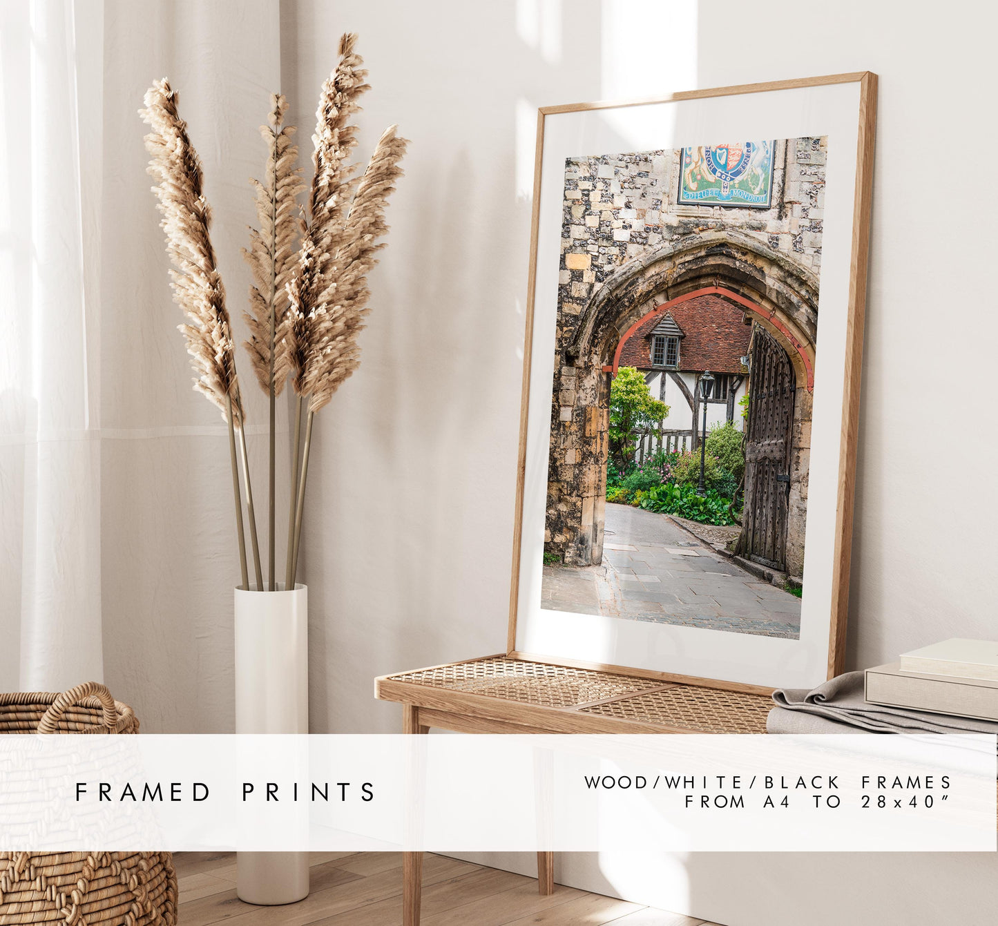 Winchester Photography Print - Hampshire Photography Prints - Wall Art -  Frame and Canvas Options - Portrait  - UK