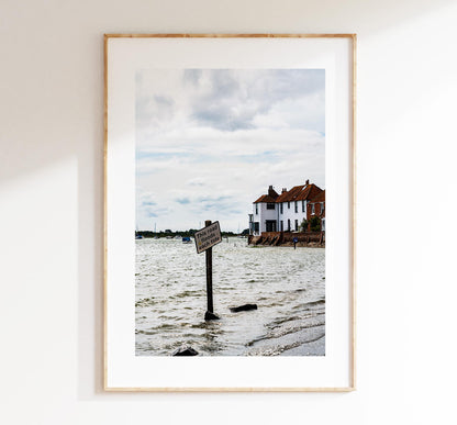 Bosham Photography Print - West Sussex Photography Prints - Wall Art -  Frame and Canvas Options - Portrait  - UK