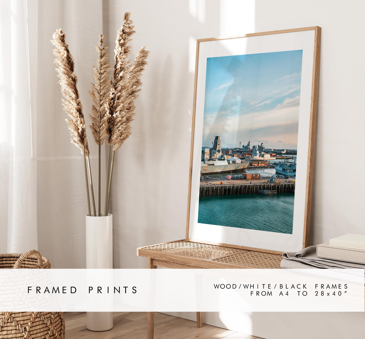 Portsmouth Dockyard - Photography Print - Portsmouth and Southsea Prints - Wall Art -  Frame and Canvas Options - Portrait