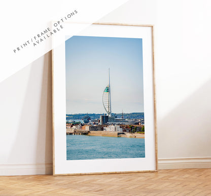 Spinnaker Tower - Photography Print - Portsmouth and Southsea Prints - Wall Art -  Frame and Canvas Options - Portrait