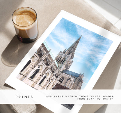 Chichester Print - West Sussex Photography Prints - Wall Art -  Frame and Canvas Options - Portrait  - UK