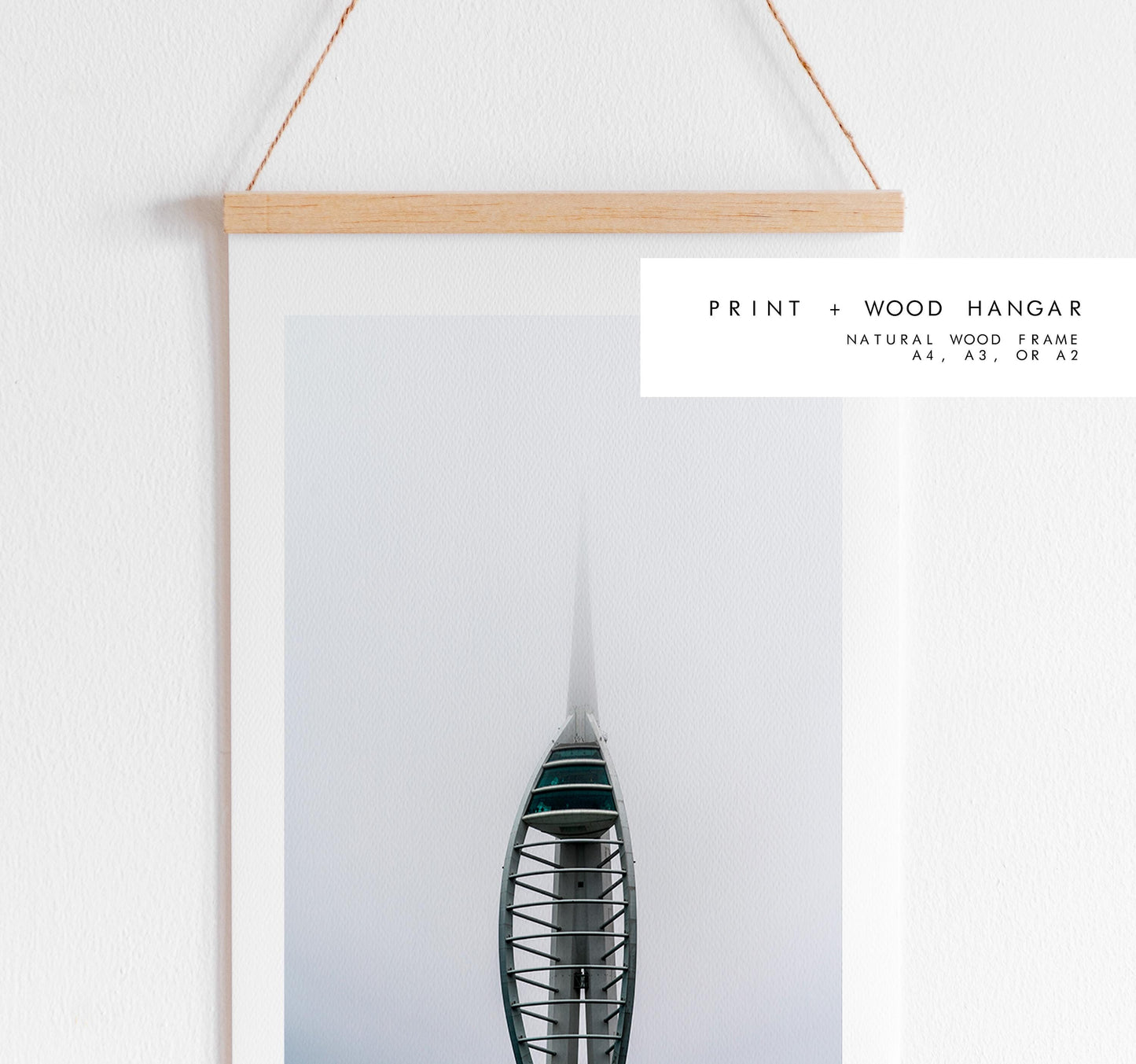 Spinnaker Tower - Photography Print - Portsmouth and Southsea Prints - Wall Art -  Frame and Canvas Options - Portrait